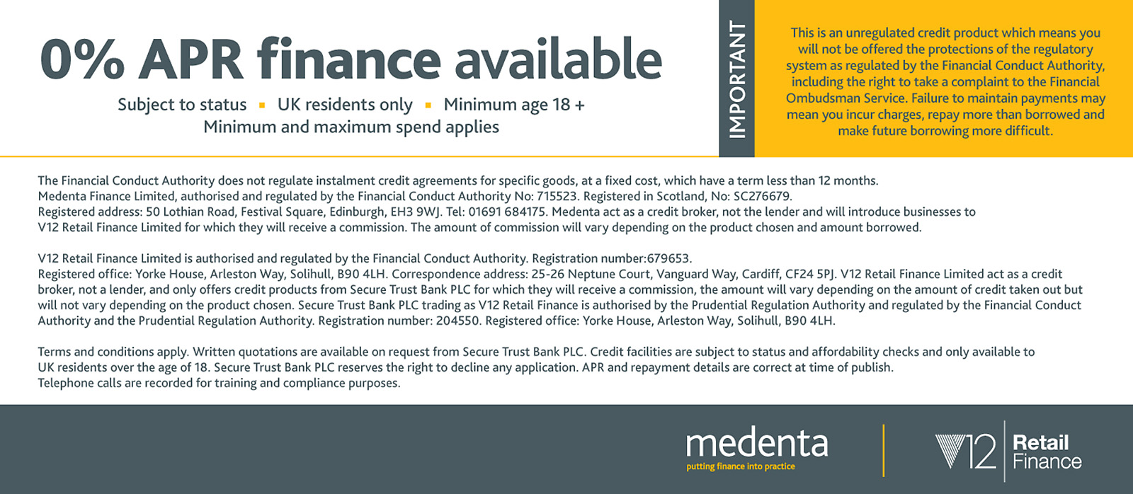 0% APR Finance Available 0% APR Finance Available